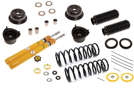 Front Suspension Legs Overhaul Kit with Spax KSX Top Adjustable Inserts - 2500S Only - Car Set - RM8253SPAX