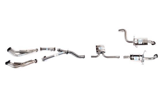 SD1 Stainless Steel Full Exhaust System - 3.5 Carb Manual - RO1033G