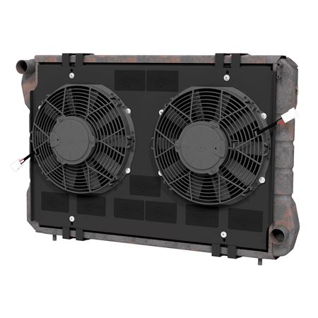 Cooling Fan Kit Electric Rover SD1 V8 Twin Fan - RO1190 - Revotec