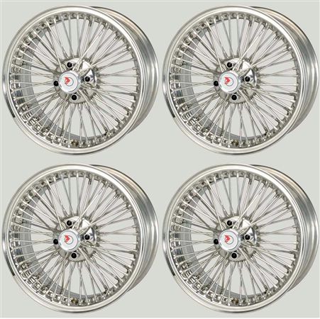 Wire Wheel Conversion Kit 7 x 16&quot; (4 pieces) Bolt-on Type - RP1106K - MWS