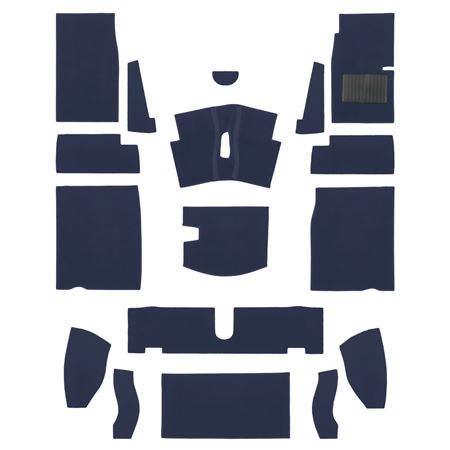 Carpet Set - Blue - Midget and Sprite 1964-1966 - RP1251BLUE