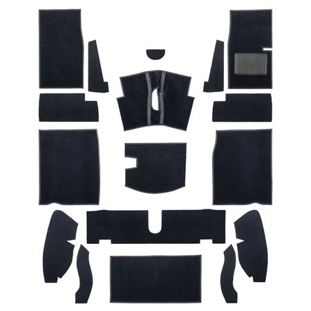 Carpet Set - Navy - Midget and Sprite 1970-1974 - RP1253NAVY