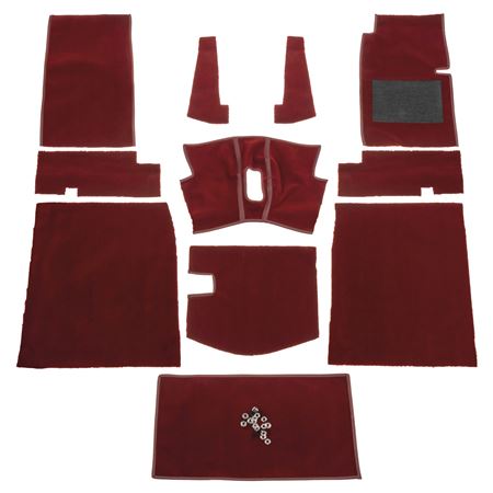 Carpet Set - Red - RHD - Sprite - RP1256RED