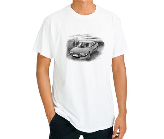 Rover SD1 Vitesse MK2 - T Shirt in Black & White