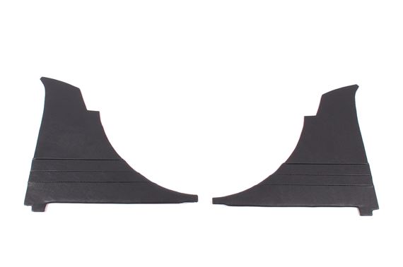 Rear Quarter Liners - Pair - Black with Black Piping - RP1576BLACK