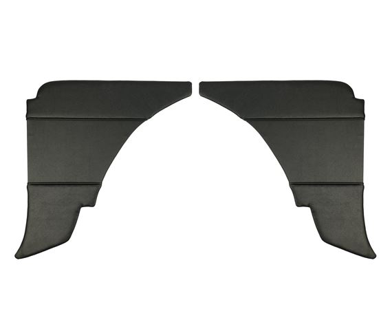 Rear Quarter Liners - Pair - Black with Black Piping - RP1579BLACK