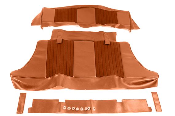 Rear Seat Cover Set - Cloth/Vinyl - Autumn Leaf - RP1591AUTLEAF