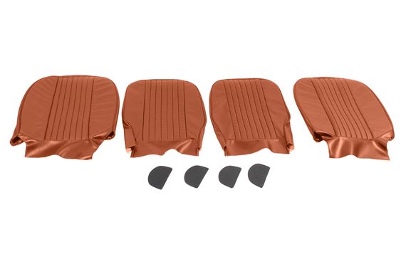 Front Seat Cover Set - Pair - Leather - Autumn Leaf - RP1593AUTLEAF