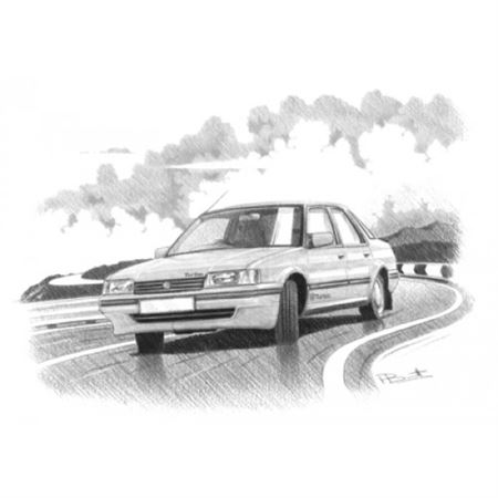 MG Montego Turbo Personalised Portrait in Colour - RP1628COL