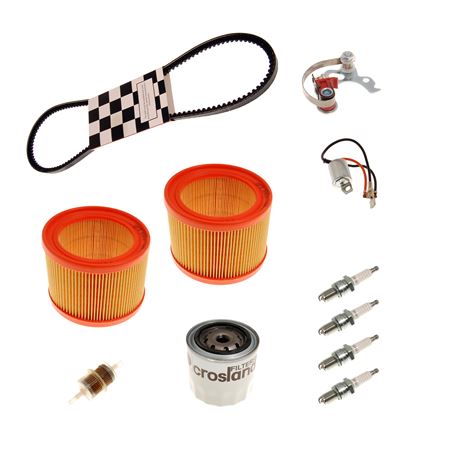 Service Kit with Upright Spin-On Oil Filter - Fixed Points - MGB 45D - RP1700
