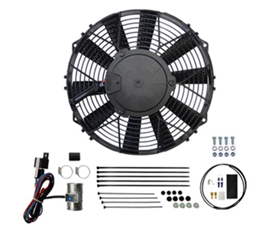 Cooling Fan Kit Midget/Sprite Vert Fan +Earth - RP1710POS - Revotec