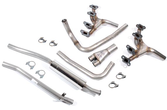 Stainless Steel Sports Exhaust System with Manifolds - MGB V8 - RP1800