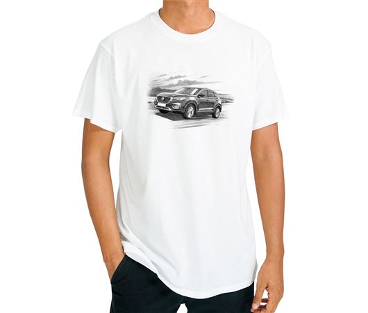 MG HS 2020 on - T Shirt in Black & White