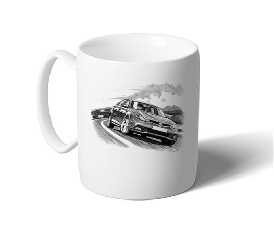 MG6 2011 on Mug - Black & White with Reg - RP2210BWMUG