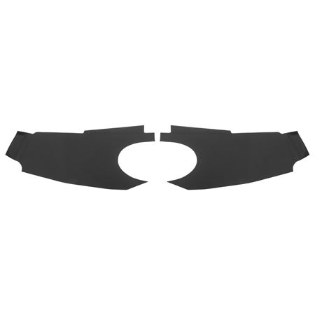 Dash Trim Oval Speedo Black - RP2517BLACK