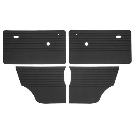 Door & Qtr Panel Kit Monte Carlo 1973on Saloon Black - RP2671BLACK