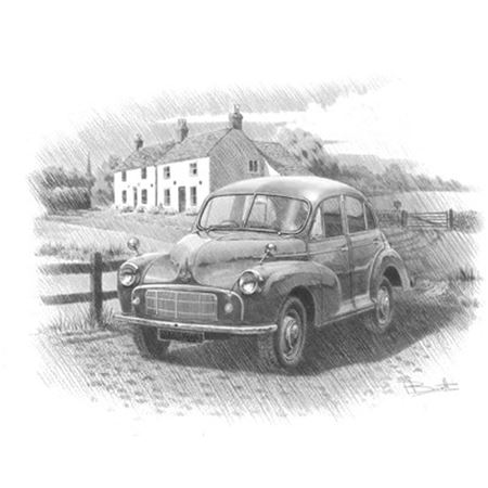 Morris Minor Series 2 ’51-’53 Portrait B/W - RP3154BW