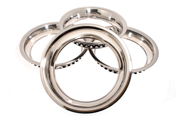 Wheel Trim Ring - Set of 4 - Stainless Steel - RR1232SS