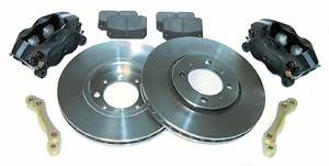 4 Pot Caliper and Vented Brake Disc Kit with Plain Vented Discs - TR3-4A - RR1427