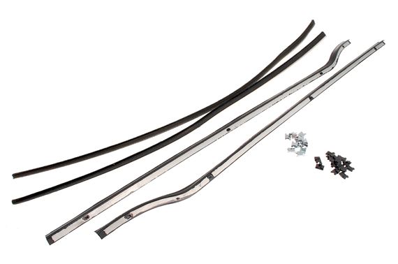 Door Weatherstrip Kit - Inner/Outer Strips and Clips - Per Car - RR1529