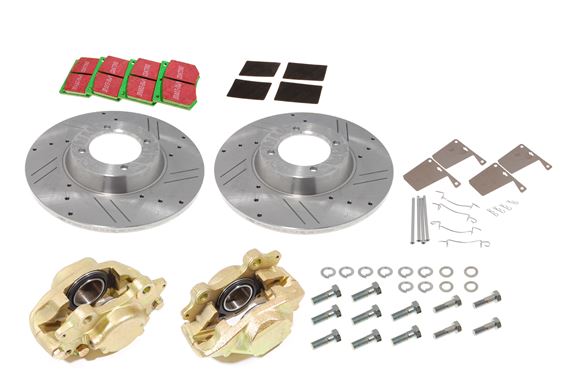 Front Brake Disc/Pad & Caliper Kit - Uprated - RR1567UR