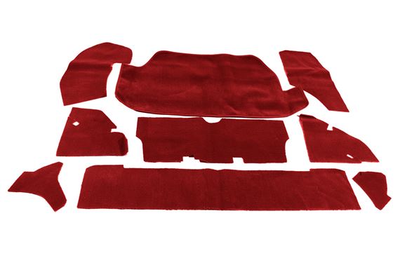 Boot Carpet Kit - Carpet Only - Claret Red - RS1287RED