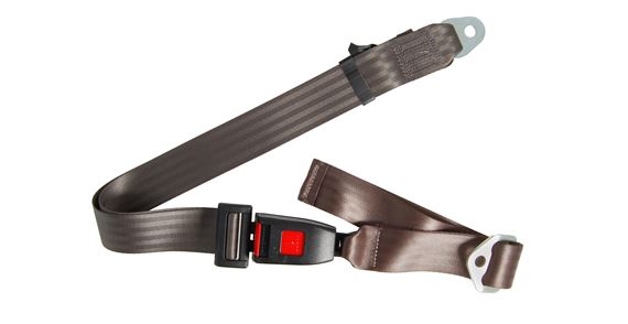 Rear Seat Belt Kit - 2 Point Static Lap Type - Each - Grey - RS1394SGREY - Securon