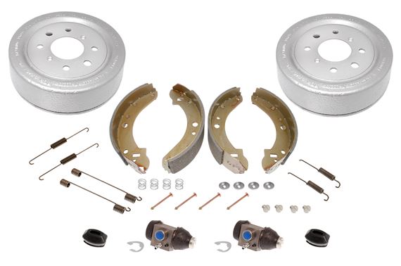 Rear Brake Overhaul Kit Including Drums - RS1535