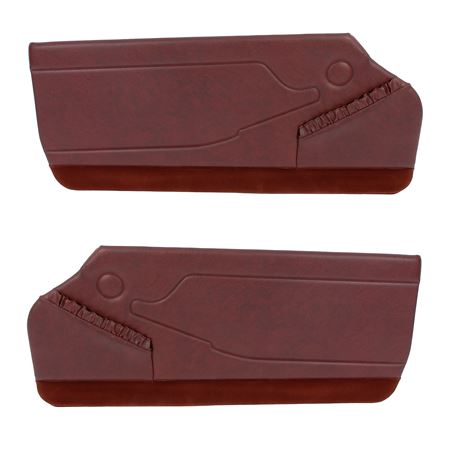 Door Trim Panels - Pair - Full Leather - Chestnut - RS1619CHESTNUT