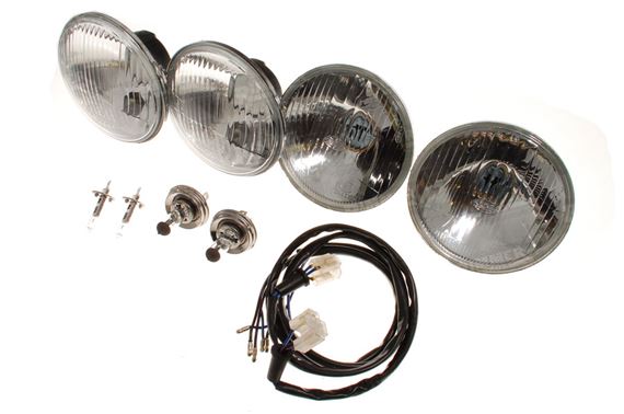 5 3/4" Halogen Headlamp Kit of 4 - Inner and Outer - Including Bulbs - LHD - RS1742LHD
