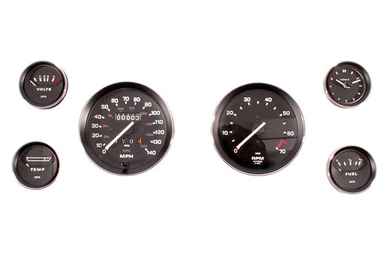 Instrument Set - Stag Mk2 Late MPH (Push Button Speedo Reset) - OE Spec - New (Outright Sale) - RS1747