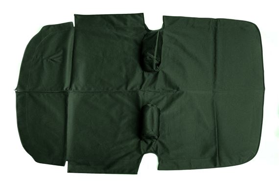 Tonneau Cover RHD - Mk2 - With Headrests - Green German Mohair - Black Inner lining - RS1766MOHGREEN