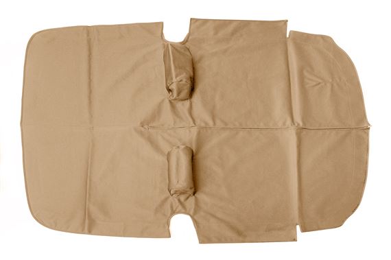 Tonneau Cover LHD - Mk2 - With Headrests - Beige German Mohair - Beige Inner lining - RS1768MOHBEIGE