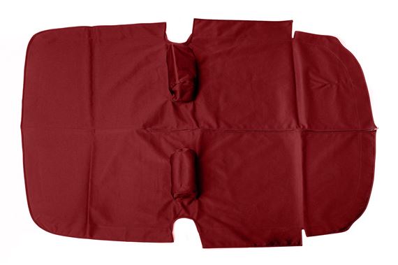 Tonneau Cover LHD - Mk2 - With Headrests - Burgundy German Mohair - Beige Inner lining - RS1768MOHBURGANDY