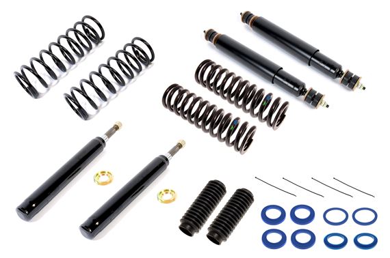 Front Insert and Rear Shock Absorber Kit - Standard - Inc. Springs - Strut Gaiters - Poly Insulators - RS2008POLY
