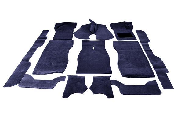 Carpet Set - RHD - Manual - Dark Blue - Triumph Dolomite - RT1092MANBLUE