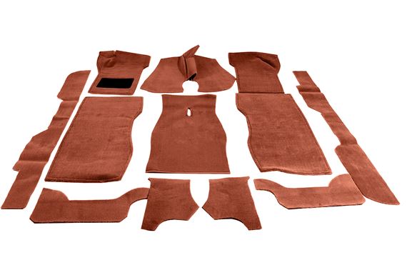 Carpet Set - LHD - Manual - Brown - Triumph Dolomite - RT1092MANBROWNLHD