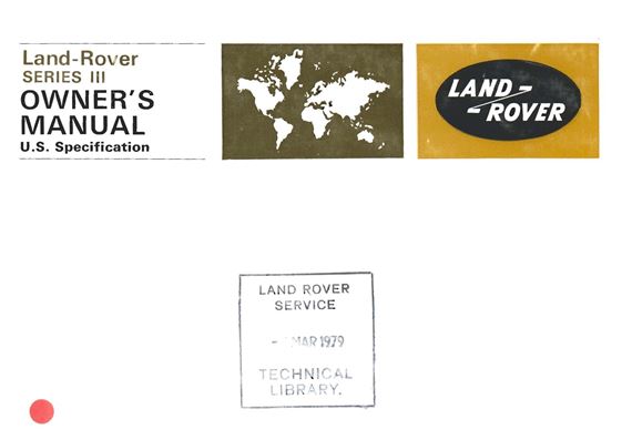 Owners Manual - Series 3 NAS - 1948-1985 - RTC9025GR - OTP