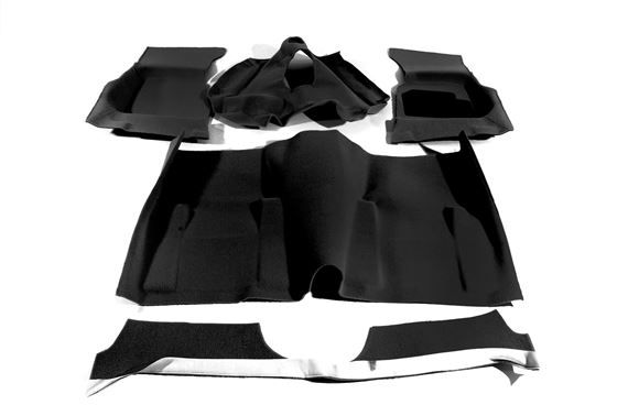 Moulded Carpet Set - LHD - Black - Vitesse All Models - RV6053BLACK