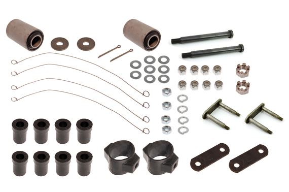 Rear Spring Bush Kit With Rubber Bushes - RW3075