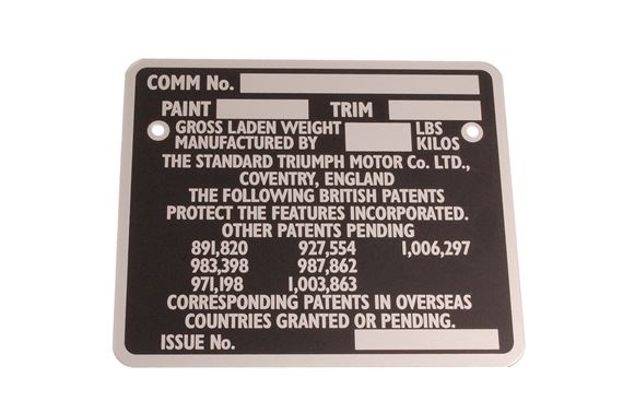 Commission Plate - GT6 MK2 - RX1020