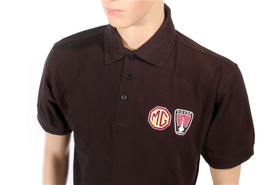 Black Polo Shirt - MG Rover Logo