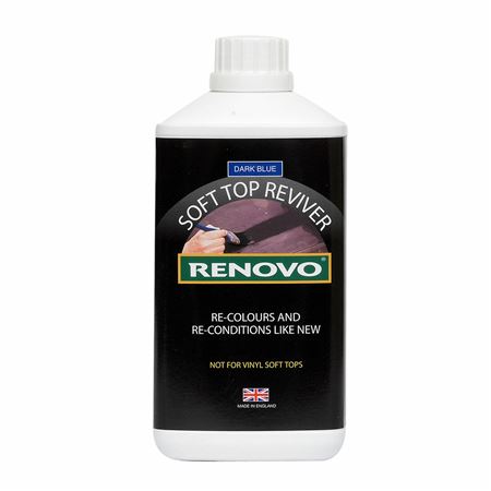 Richiedente Colore Per Tettuccio Morbido Auto – Soft Top Reviver Dark Blue 1 Litro, A Base D'acqua