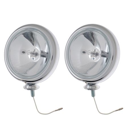 Driving Lamps 5" Round Chrome (pair) - RX1556 - Wipac
