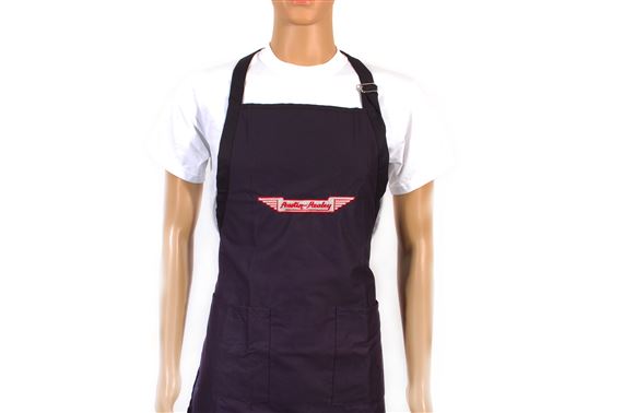 Blue Workshop Apron with Embroidered Austin Healey Logo - RX1579AH