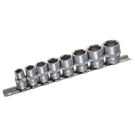 AF Socket Set 3/8" D - 8 Piece - RX2289 - Laser