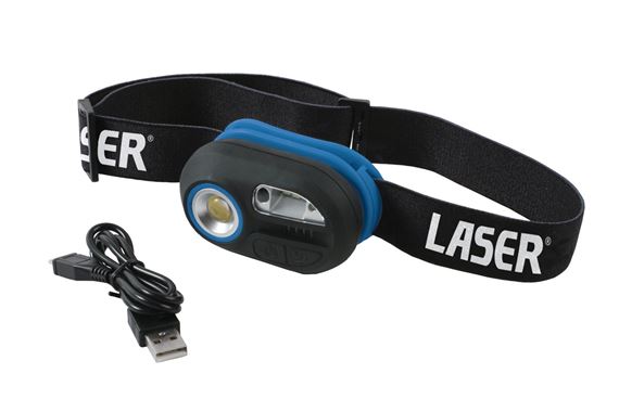 Motion Sensor Head Torch 3w Rechargeable - RX2400 - Laser