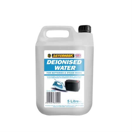 Deionised Water 5L - RX2680 - Silverhook
