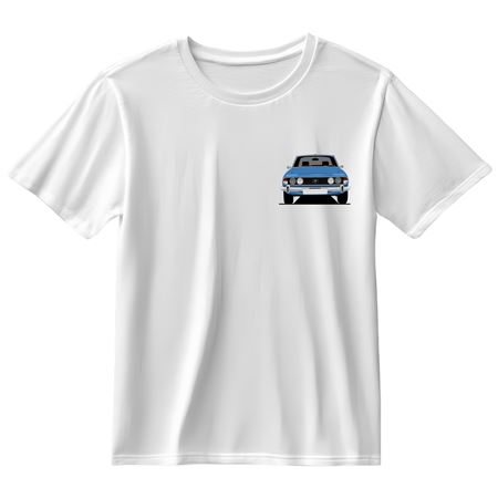 T-Shirt Light Blue Stag White Shirt Medium - RX4171 - Rimmer Bros