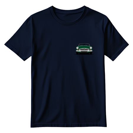 T-Shirt Green MGB Navy Shirt Large - RX4184 - Rimmer Bros